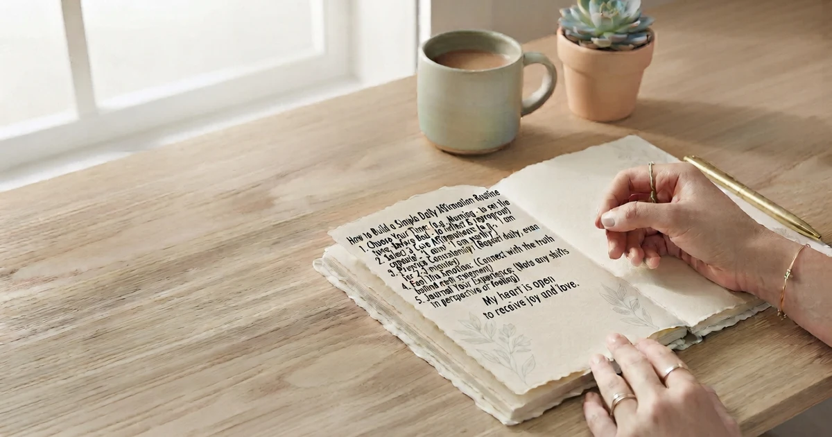 how to write an affirmation