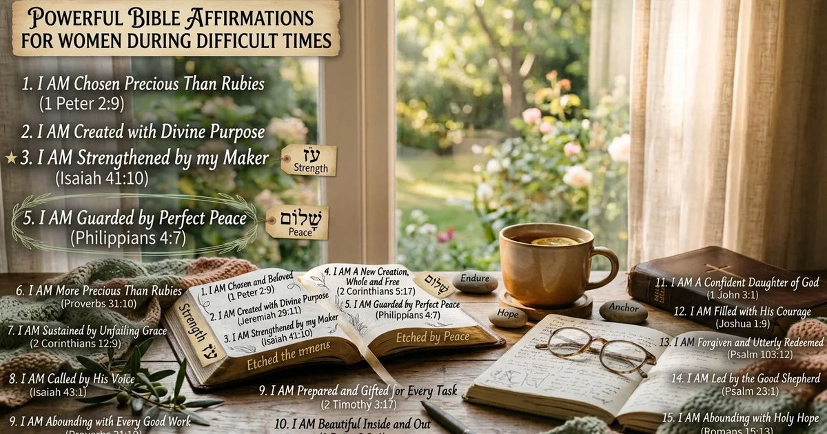 bible affirmations for women