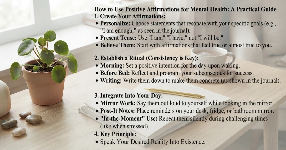 positive affirmations for mental health