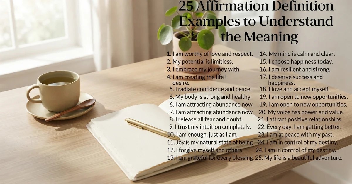 affirmation definition