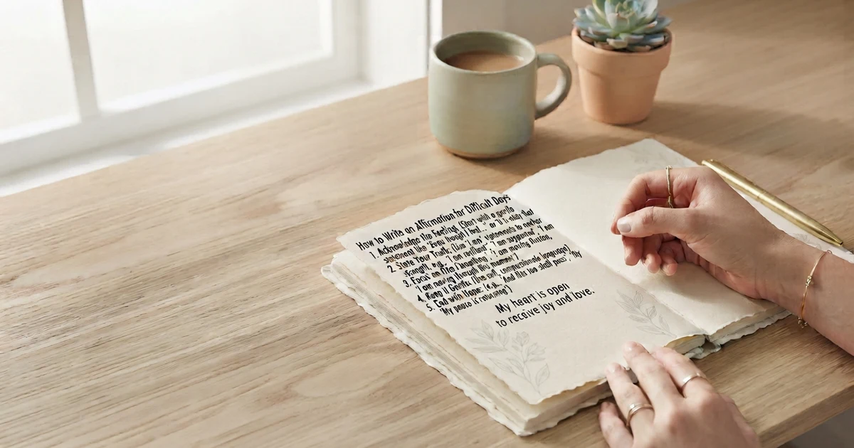 how to write an affirmation