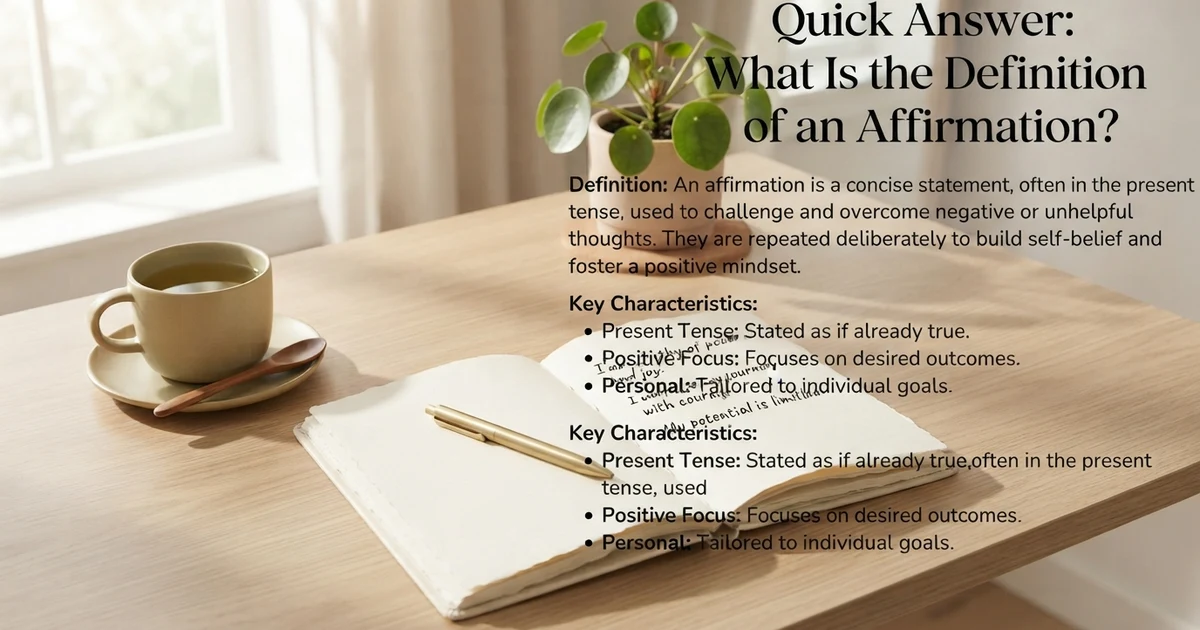 affirmation definition