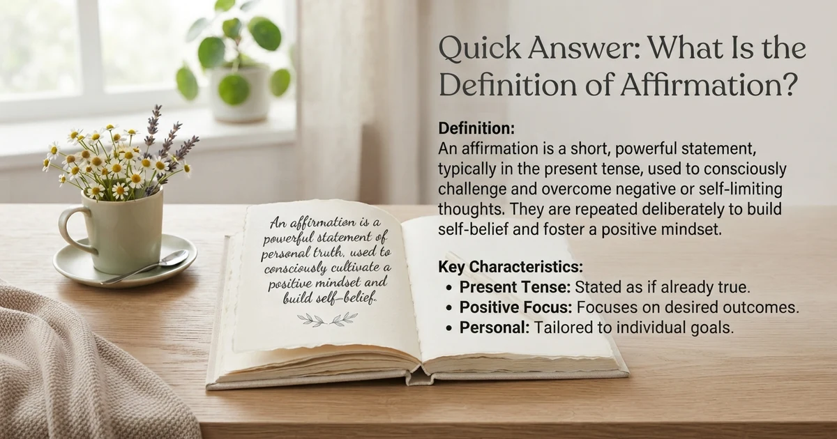 definition of affirmation