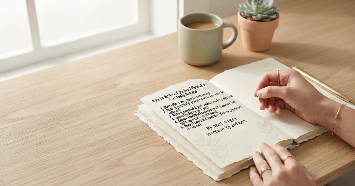 how to write an affirmation