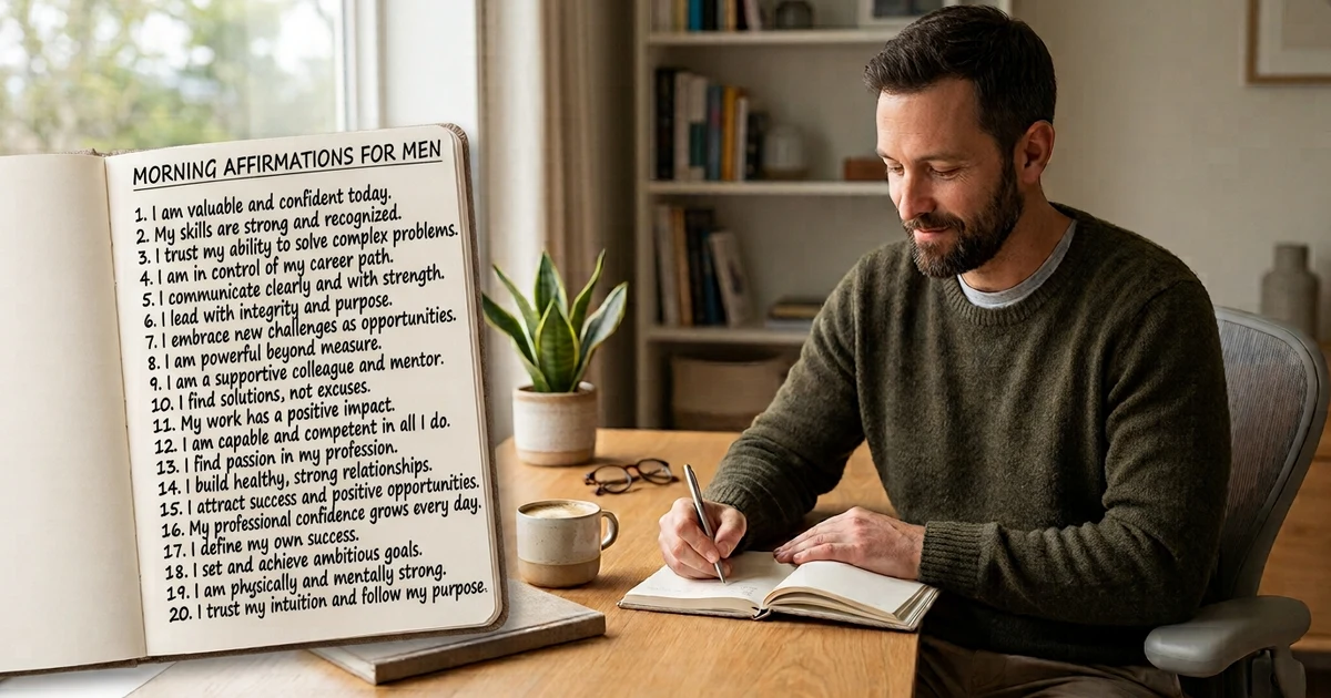 30 positive affirmations for men