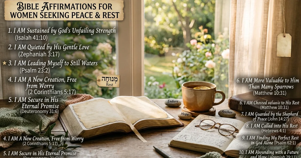 bible affirmations for women