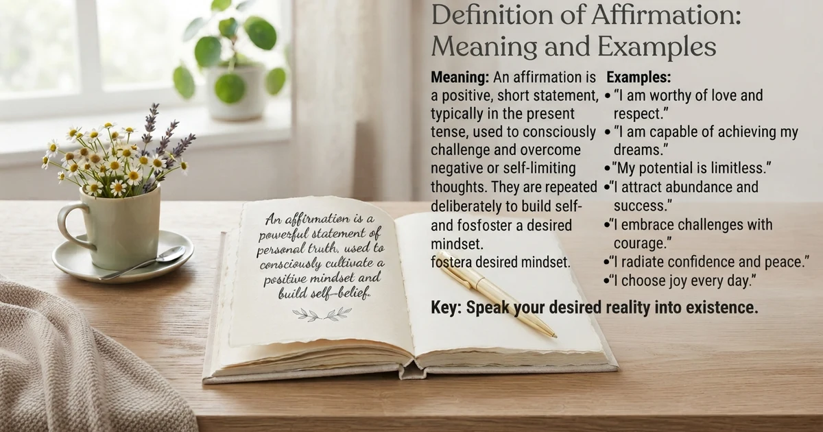 definition of affirmation