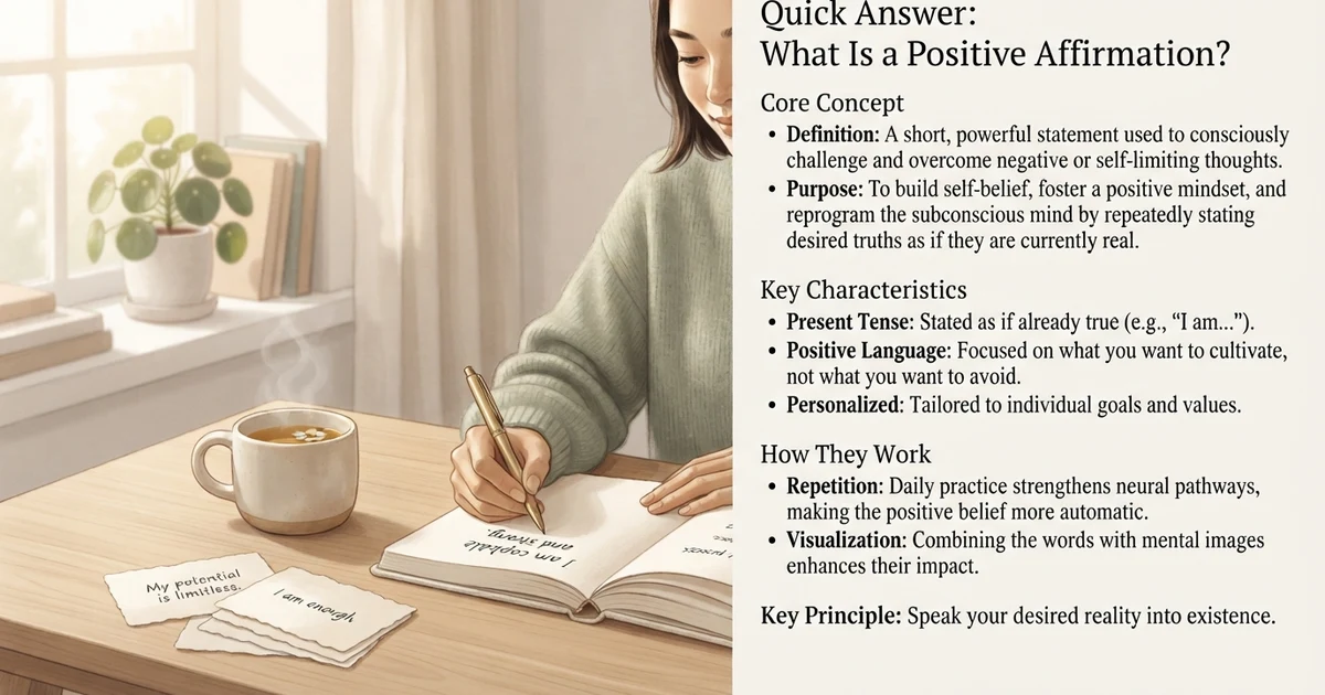 what is a positive affirmation