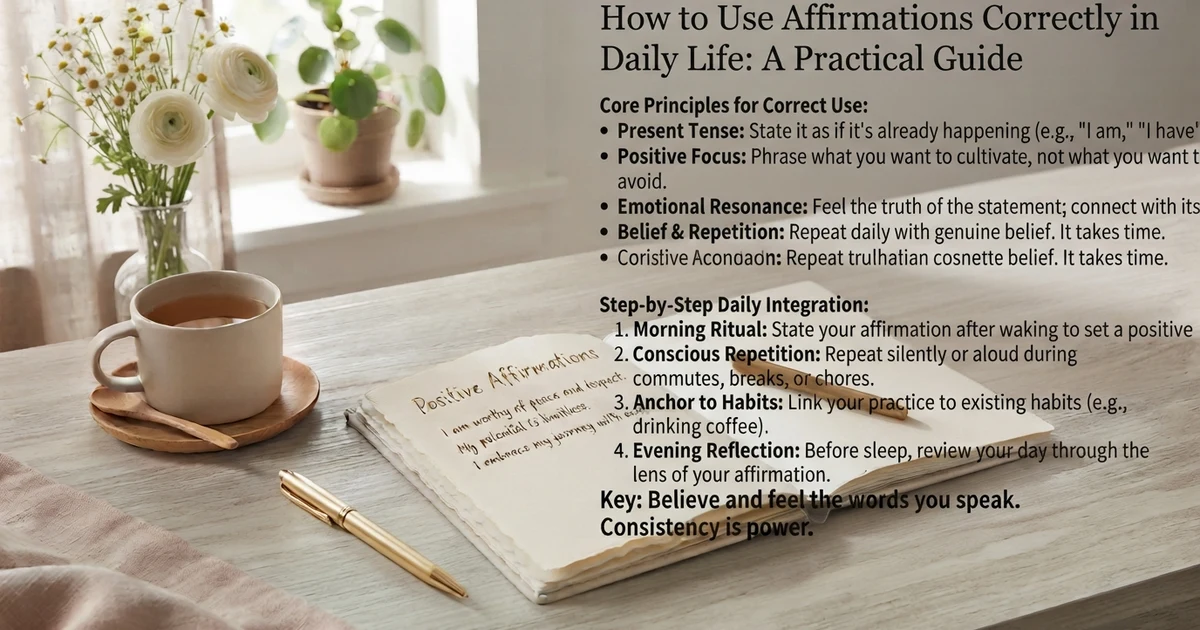 affirmation meaning