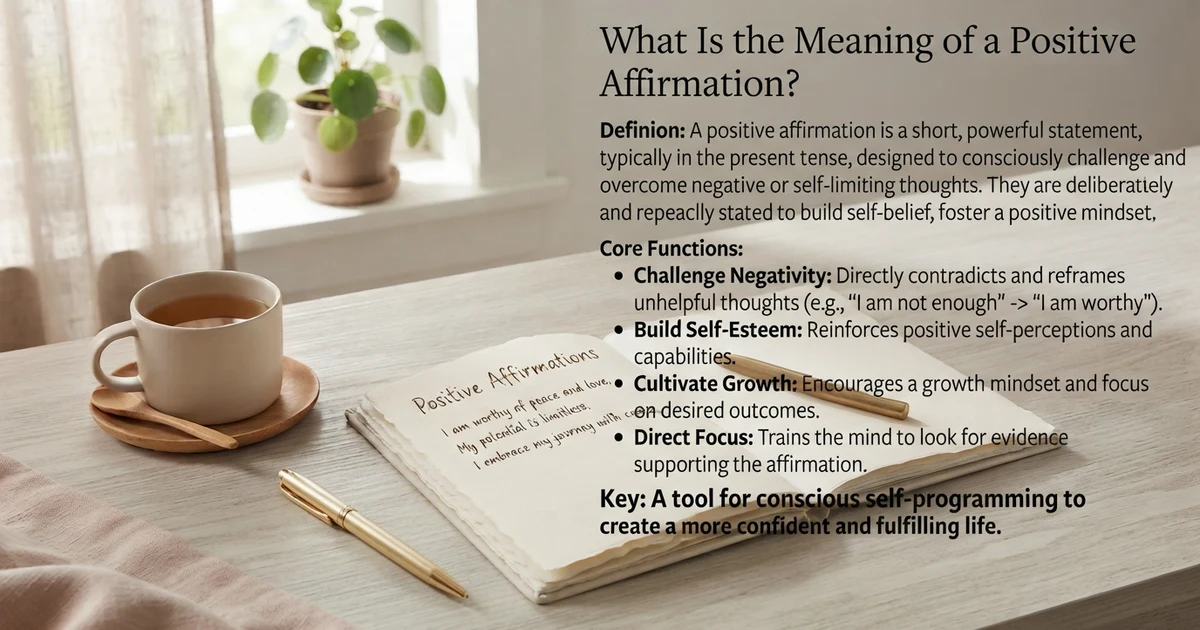 affirmation meaning