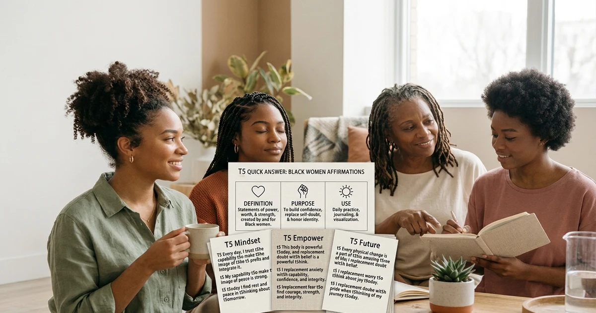 black women affirmations