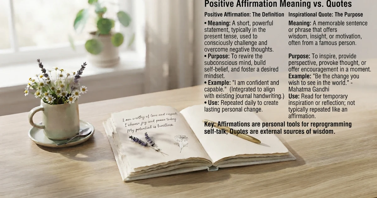 positive affirmation meaning
