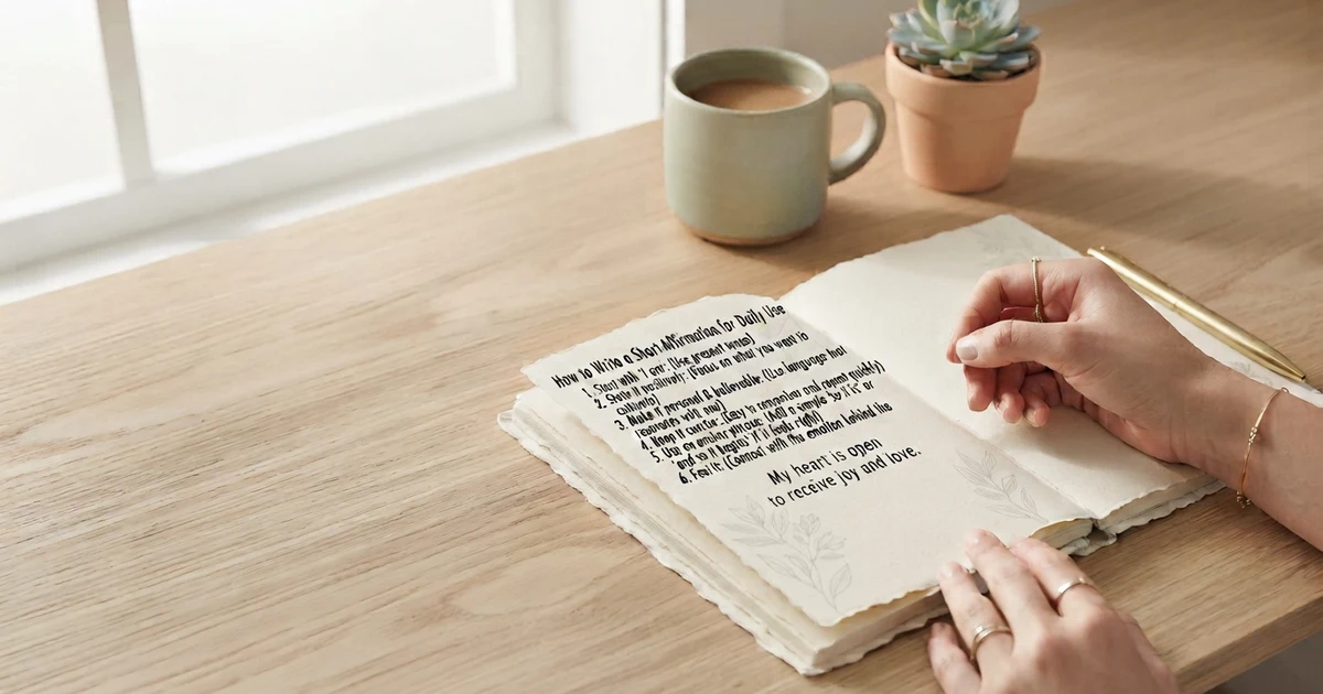 how to write an affirmation