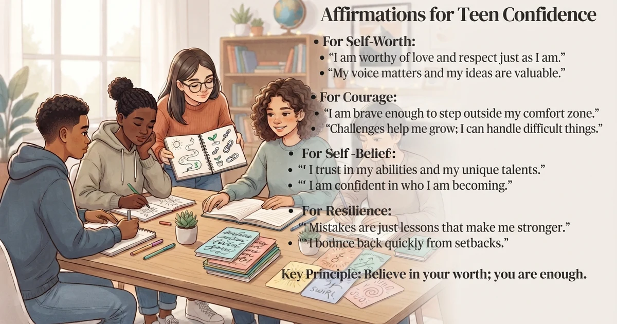 positive affirmations for teens