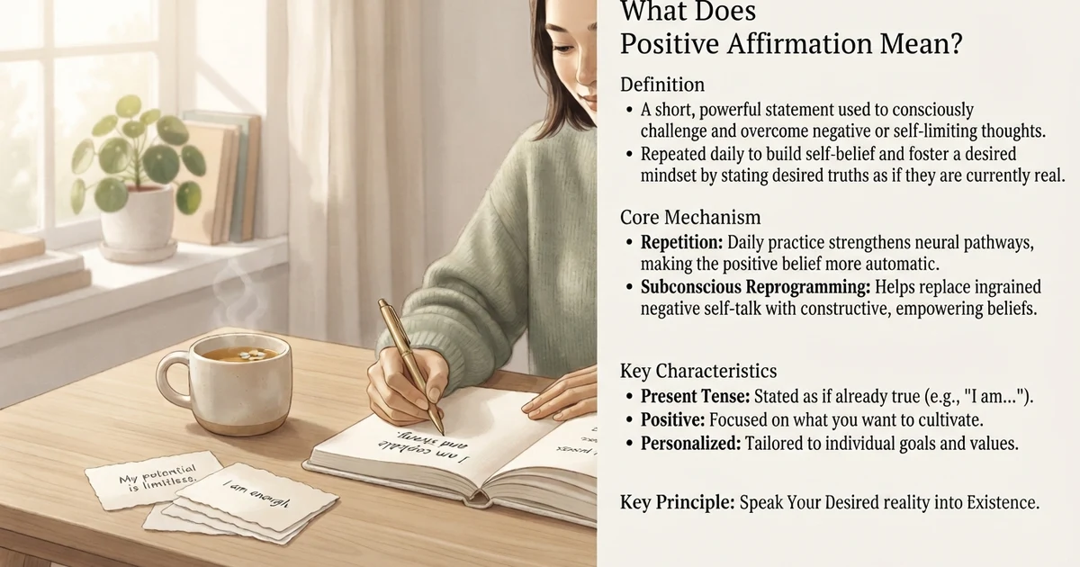 what is a positive affirmation